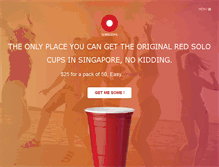 Tablet Screenshot of 12redcups.com